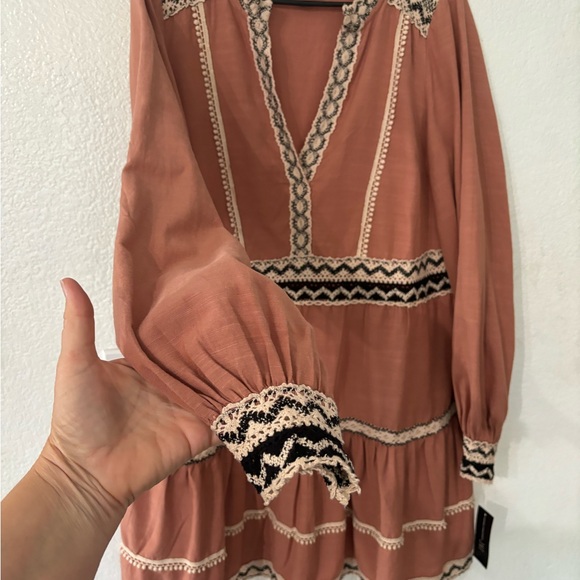 INC International Concepts dress boho crochet - Picture 2 of 13